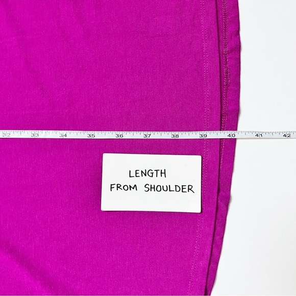 Soft Surroundings NWT Hyannis Faux Wrap Midi Dress Medium Petite MP stretch knit - Picture 11 of 12